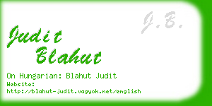 judit blahut business card